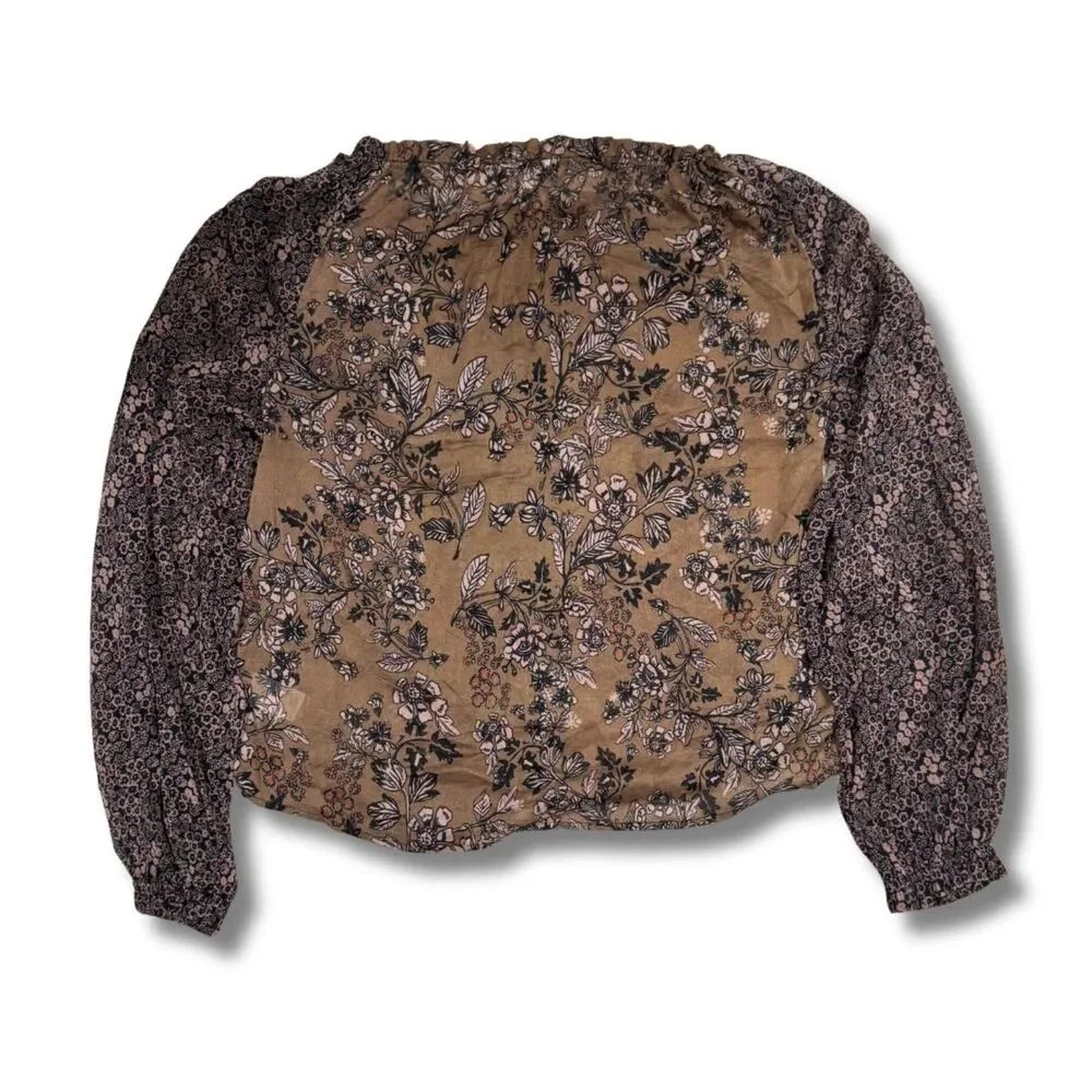 Free People Womens Hendrix Printed Top - S